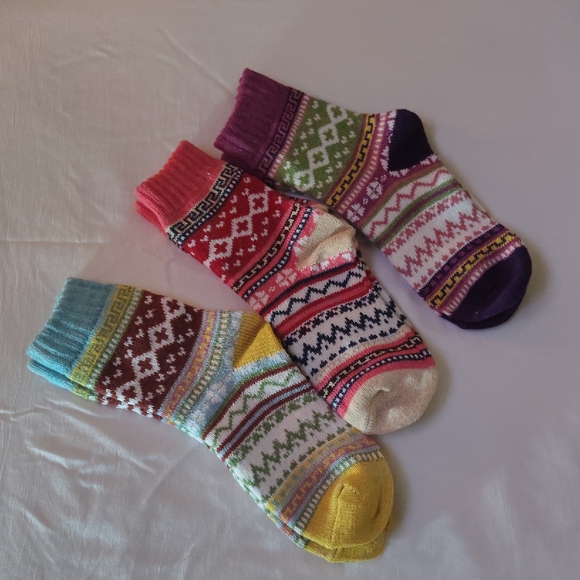 Accessories - Colorful Patterned Socks Set